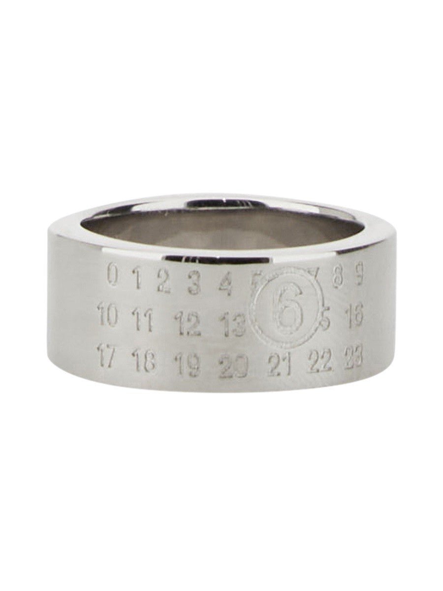 MM6 Maison Margiela Women's Anello Con Silver