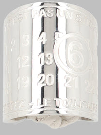 MM6 Maison Margiela Women's Anello Con Silver