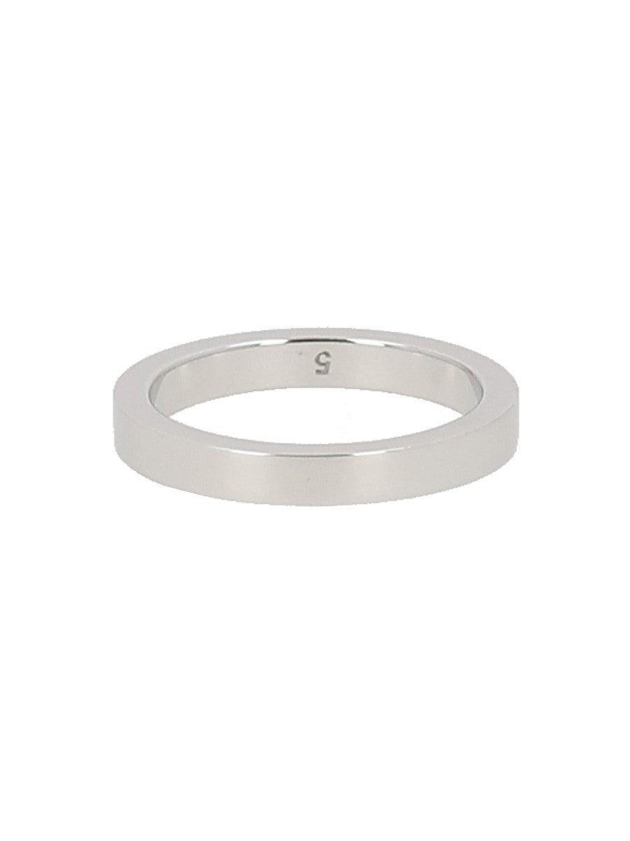 Maison Margiela Unisex Anello Con Silver