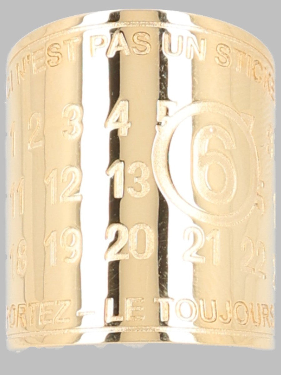 MM6 Maison Margiela Women's Anello Con Gold