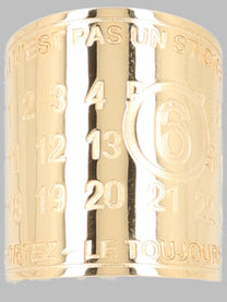 MM6 Maison Margiela Women's Anello Con Gold