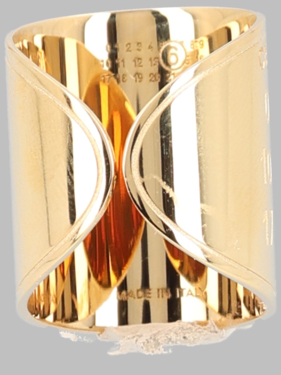 MM6 Maison Margiela Women's Anello Con Gold