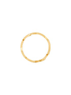 Saint Laurent Women's Ferma Scarf Cassandre Ring Gold, view 3