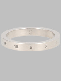 Maison Margiela Unisex Anello Numeric Silver
