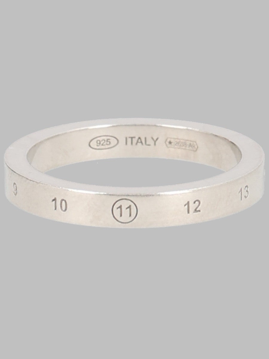 Maison Margiela Unisex Anello Numeric Silver