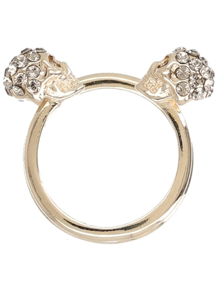 Alexander McQueen Women's Anello Skull Gold