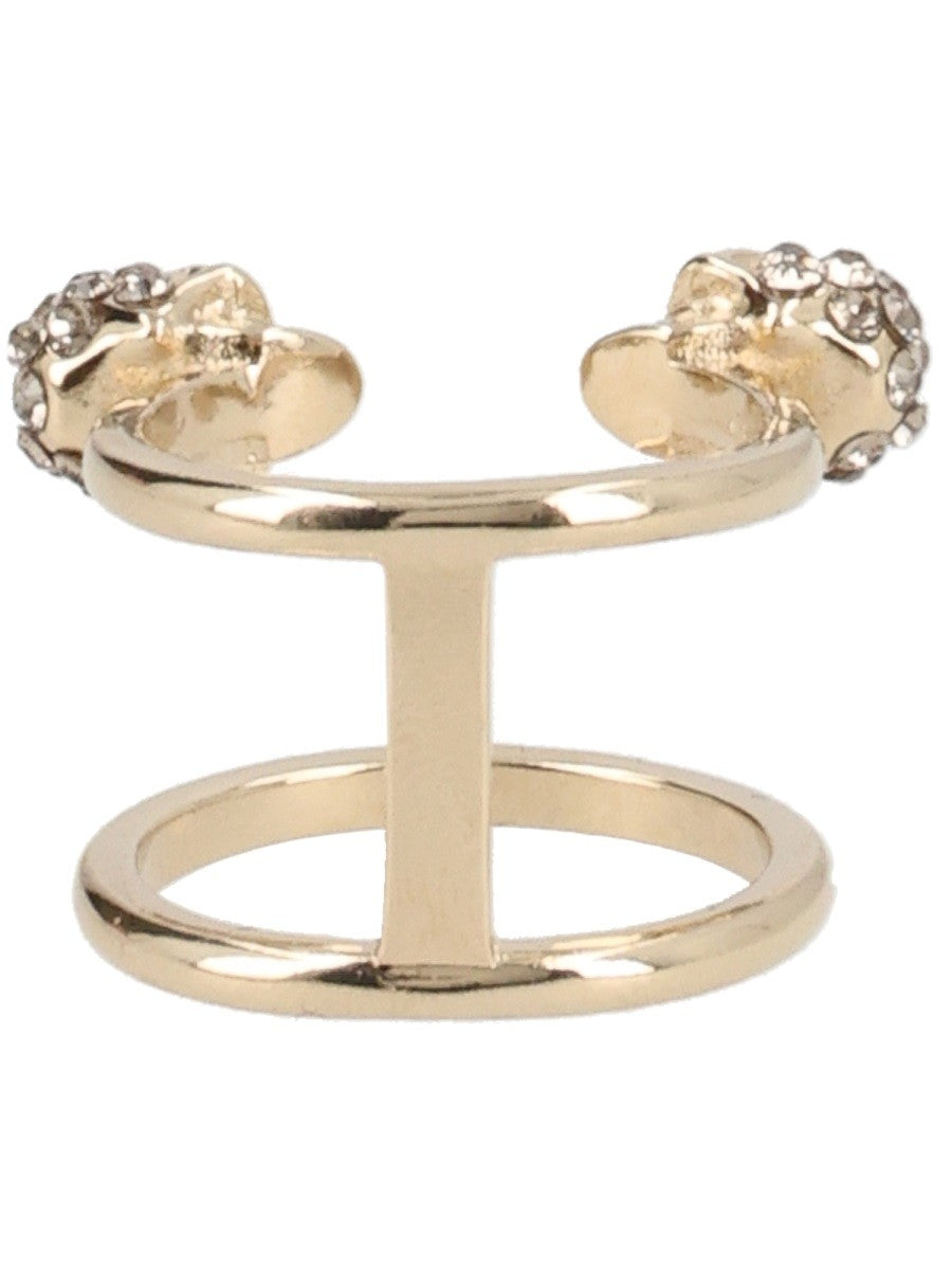 Alexander McQueen Women's Anello Skull Gold