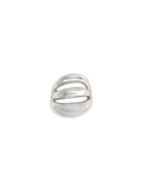 Panconesi Women's Anello Triptych Blow Silver