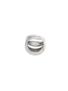 Panconesi Women's Triptych Blow Ring Silver, view 2
