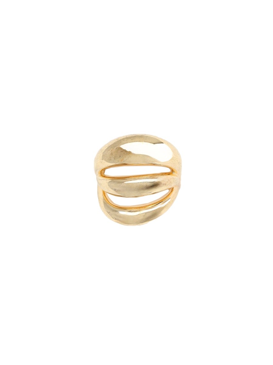 Panconesi Women's Anello Triptych Blow Gold