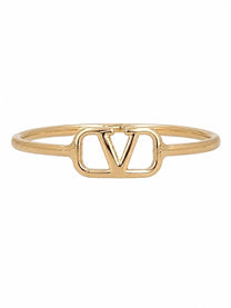 Valentino Women's Anello Vlogo Signature Gold
