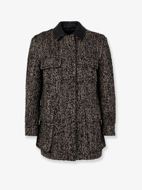 Max Mara Women's Angio Virgin Wool Coat Brown