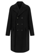 Fendi Angora and Wool Coat Black
