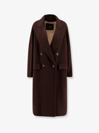 Max Mara Women's Angus Cashmere and Alpaca Coat Brown