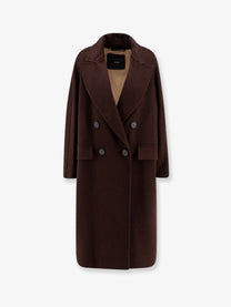 Max Mara Women's Angus Cashmere and Alpaca Coat Black