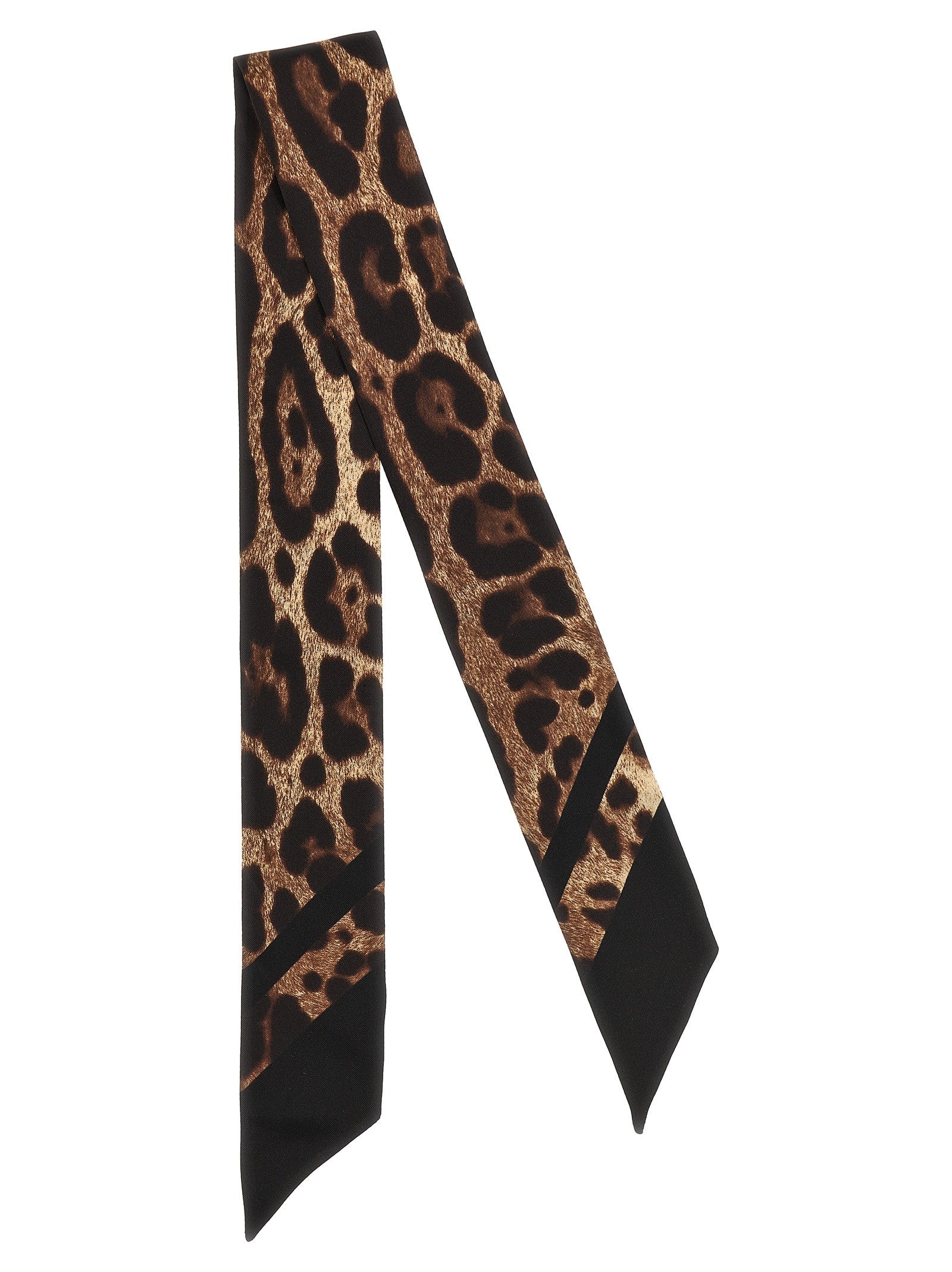 Dolce &amp; Gabbana Animal Bandeau Brown