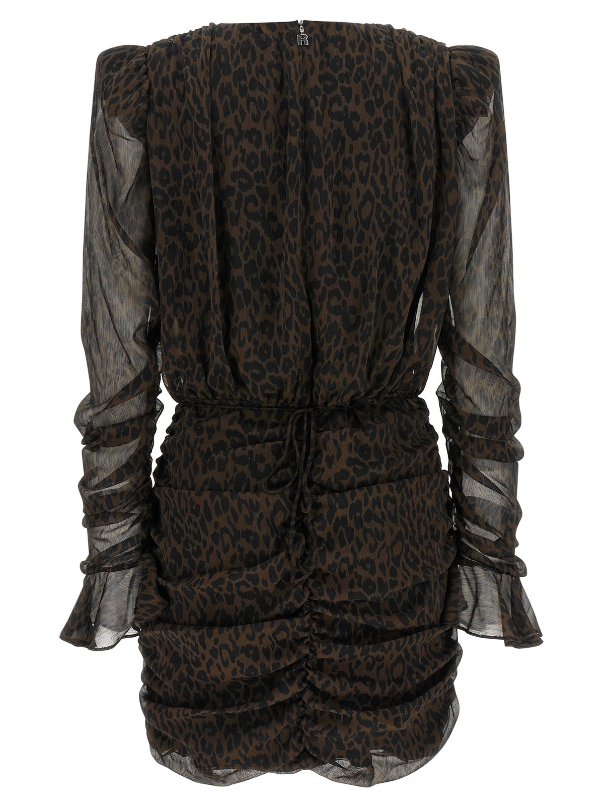 ROTATE Birger Christensen Animal Dress Brown, view 2