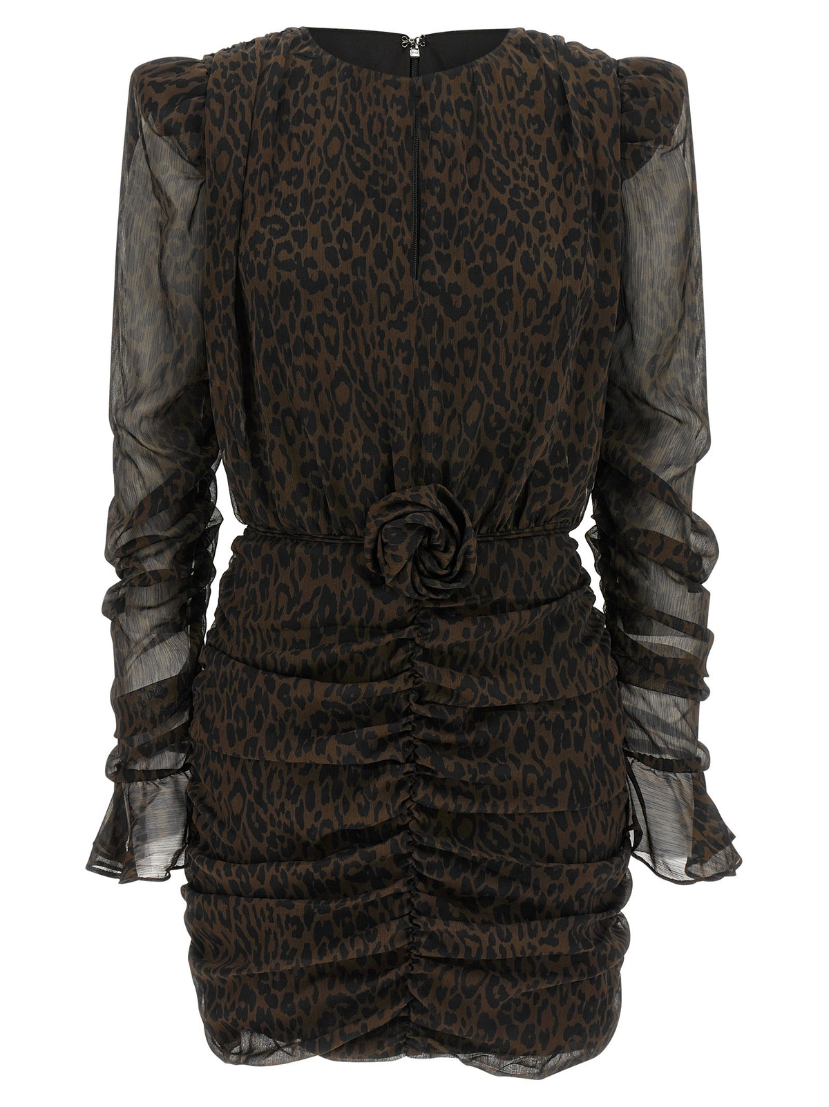 ROTATE Birger Christensen Animal Dress Brown