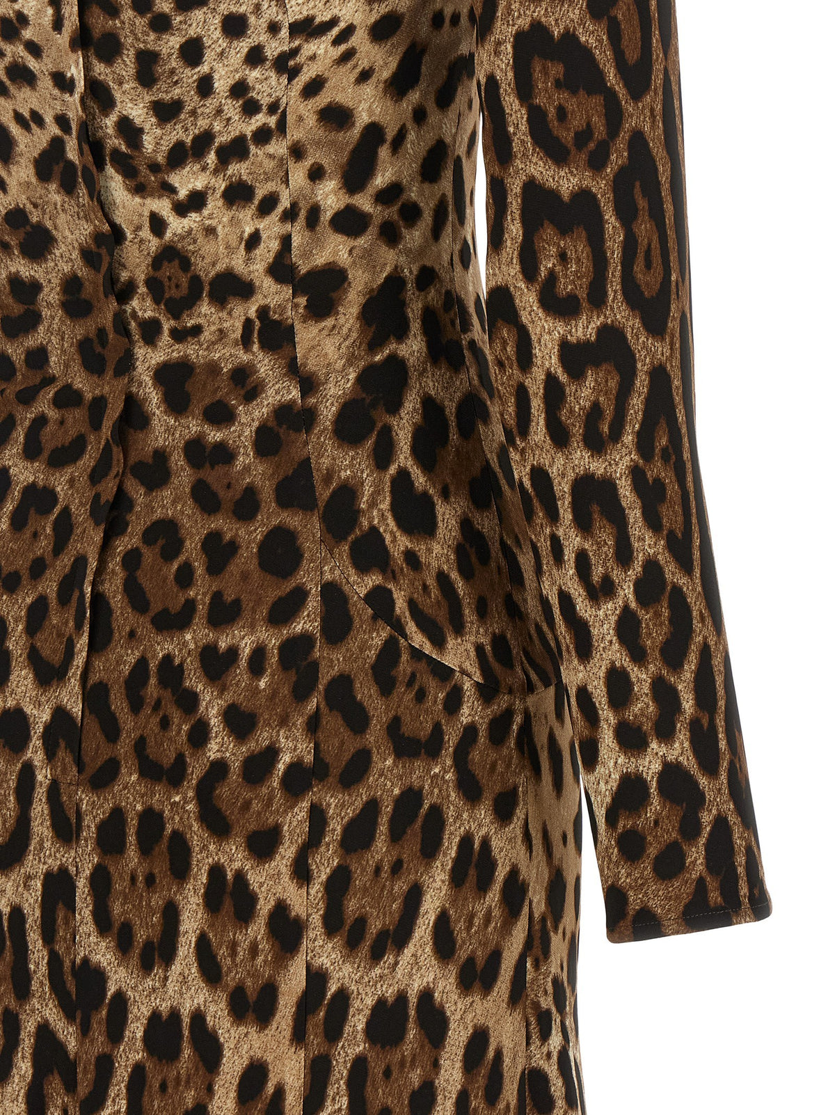 Dolce &amp; Gabbana Animal Print Dress Brown