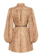Zimmermann Women's Animal Print Mini Dress Pattern, view 3