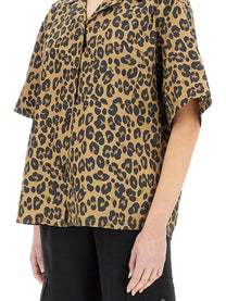 Aspesi Women's Animal Print Shirt Pattern Aspesi