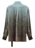 Fendi Animal Print Shirt Gold