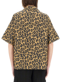 Aspesi Women's Animal Print Shirt Pattern Aspesi