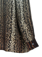 Fendi Animal Print Shirt Gold