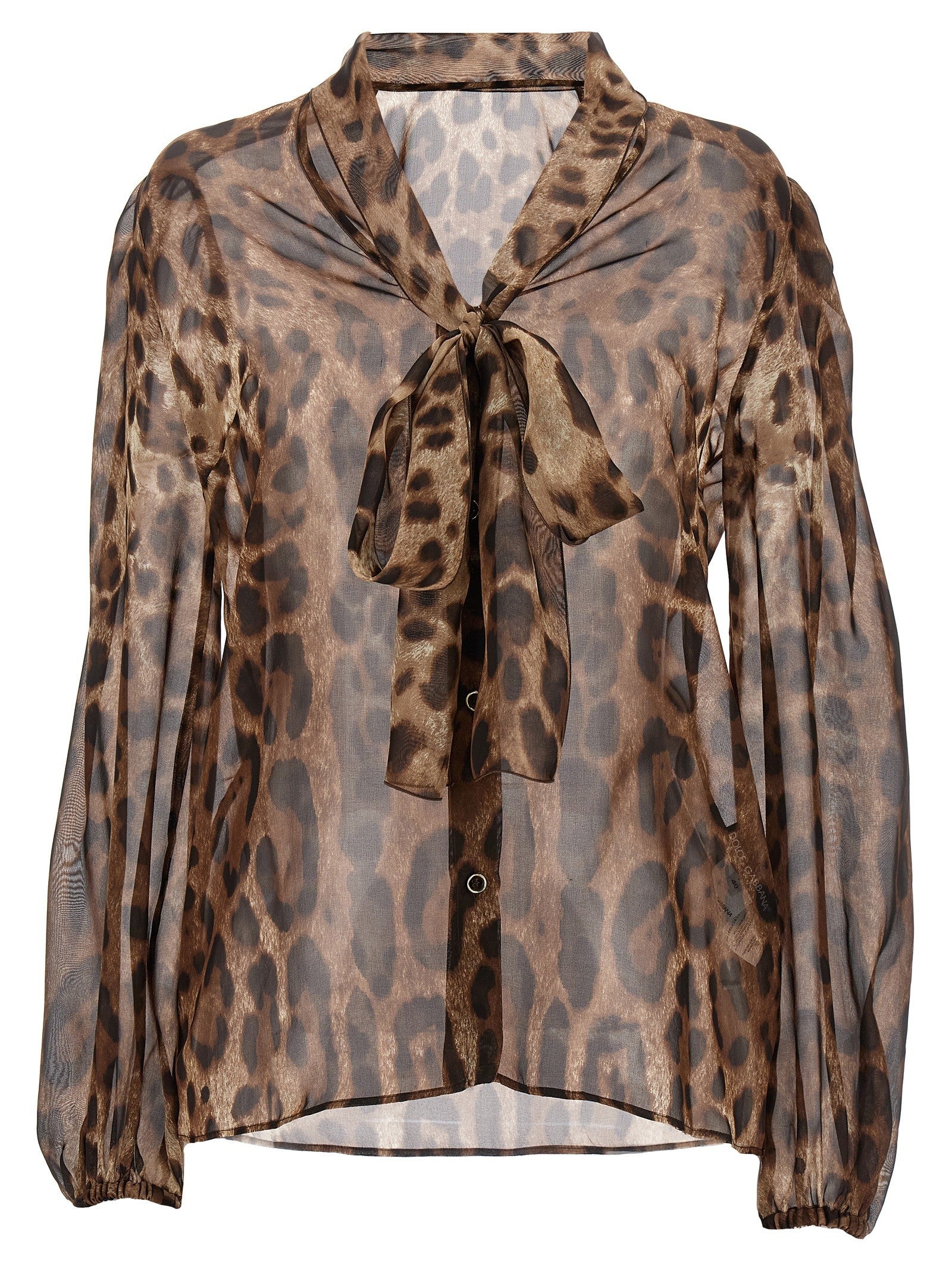 Dolce &amp; Gabbana Animal Shirt Gold