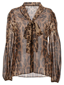 Dolce &amp; Gabbana Animal Shirt Gold