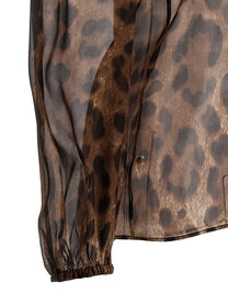 Dolce &amp; Gabbana Animal Shirt Gold