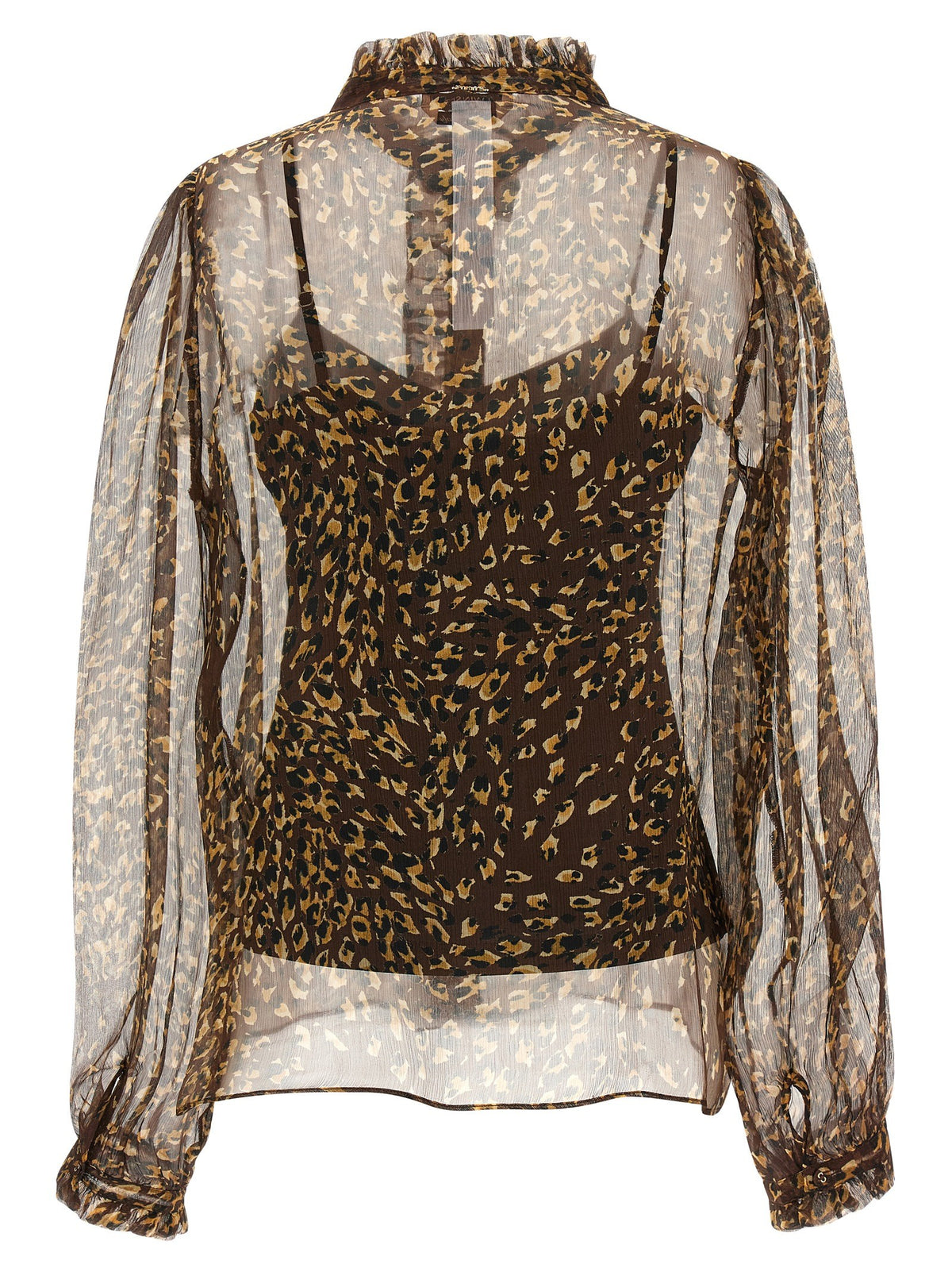 TWINSET Animal Shirt Brown