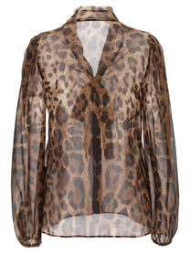 Dolce &amp; Gabbana Animal Shirt Gold