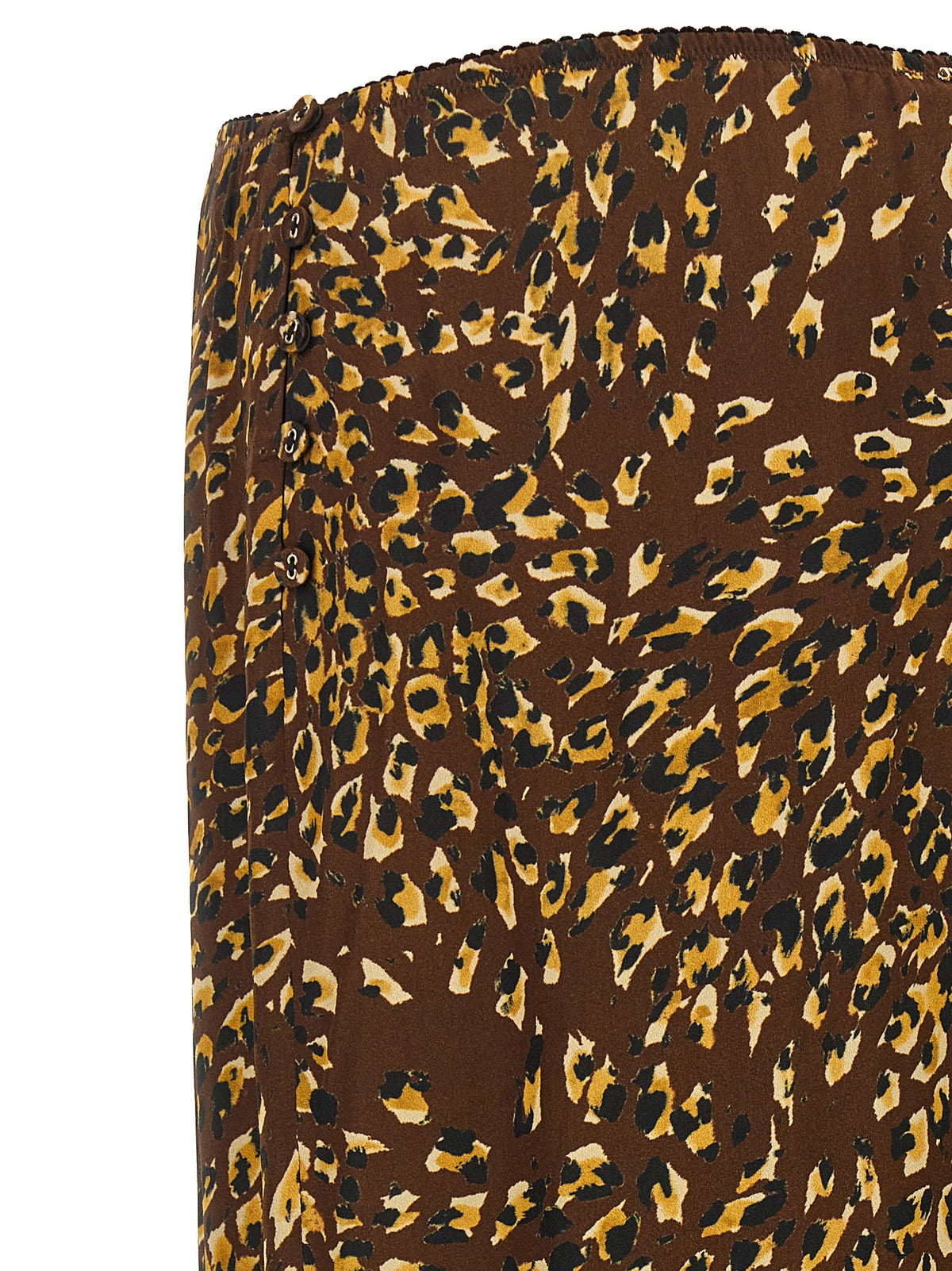 TWINSET Animal Skirt Brown