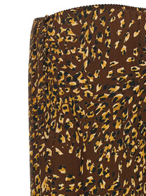 TWINSET Animal Skirt Brown