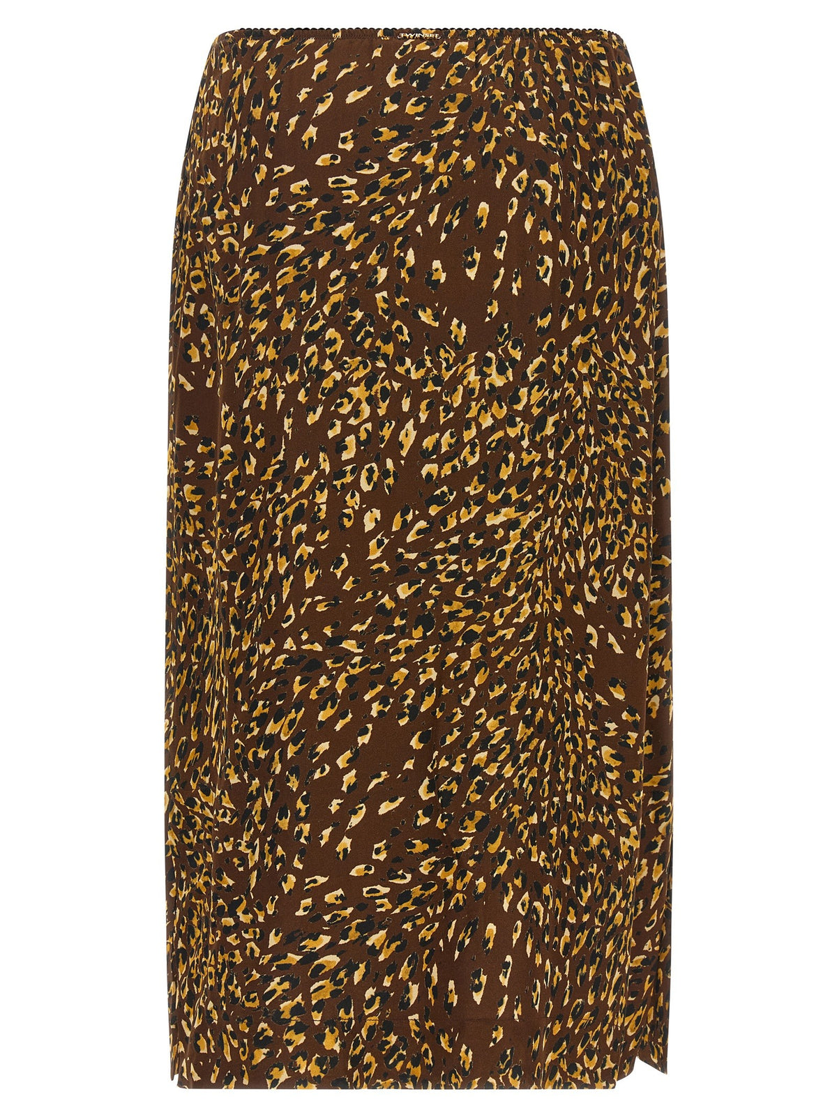 TWINSET Animal Skirt Brown