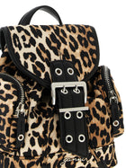 Ganni Animalier Bucky Backpack Brown, view 3