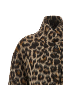 Alberto Biani Animalier Caban Beige