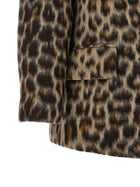 Alberto Biani Animalier Caban Beige, view 4