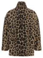 Alberto Biani Animalier Caban Beige, view 2