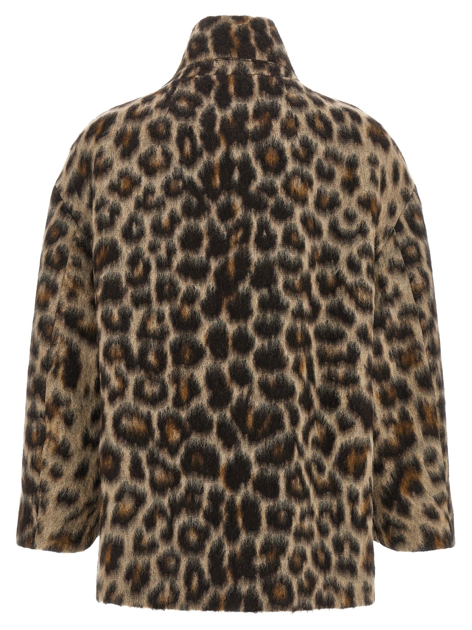 Alberto Biani Animalier Caban Beige
