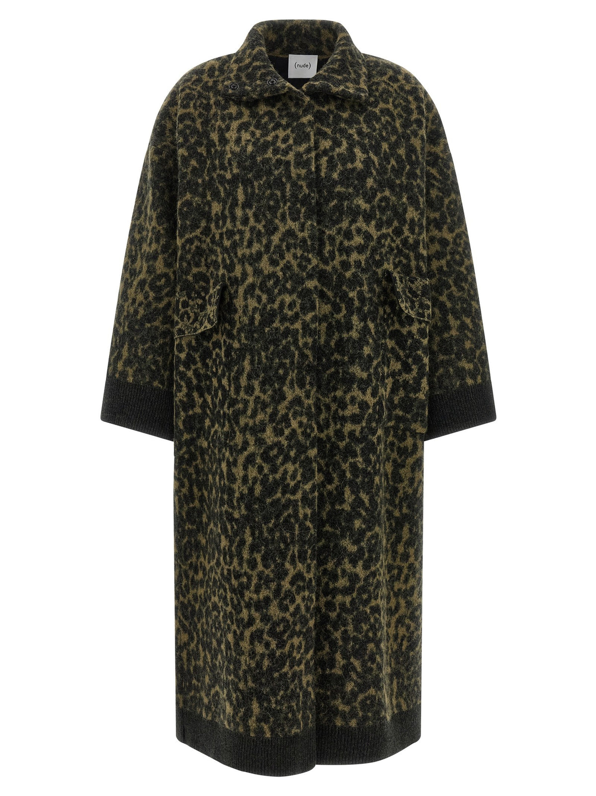 Nude Lucy Animalier Coat Green