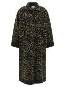 Nude Lucy Animalier Coat Green