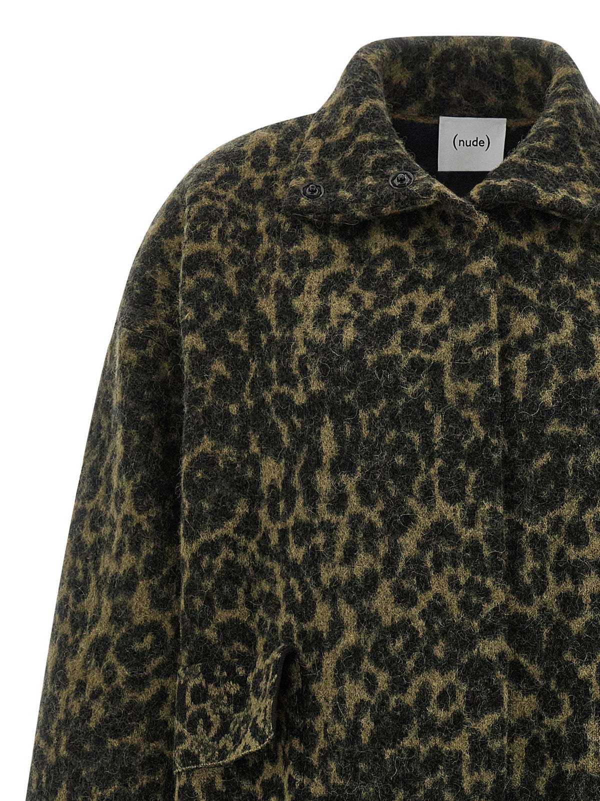 Nude Lucy Animalier Coat Green, view 3