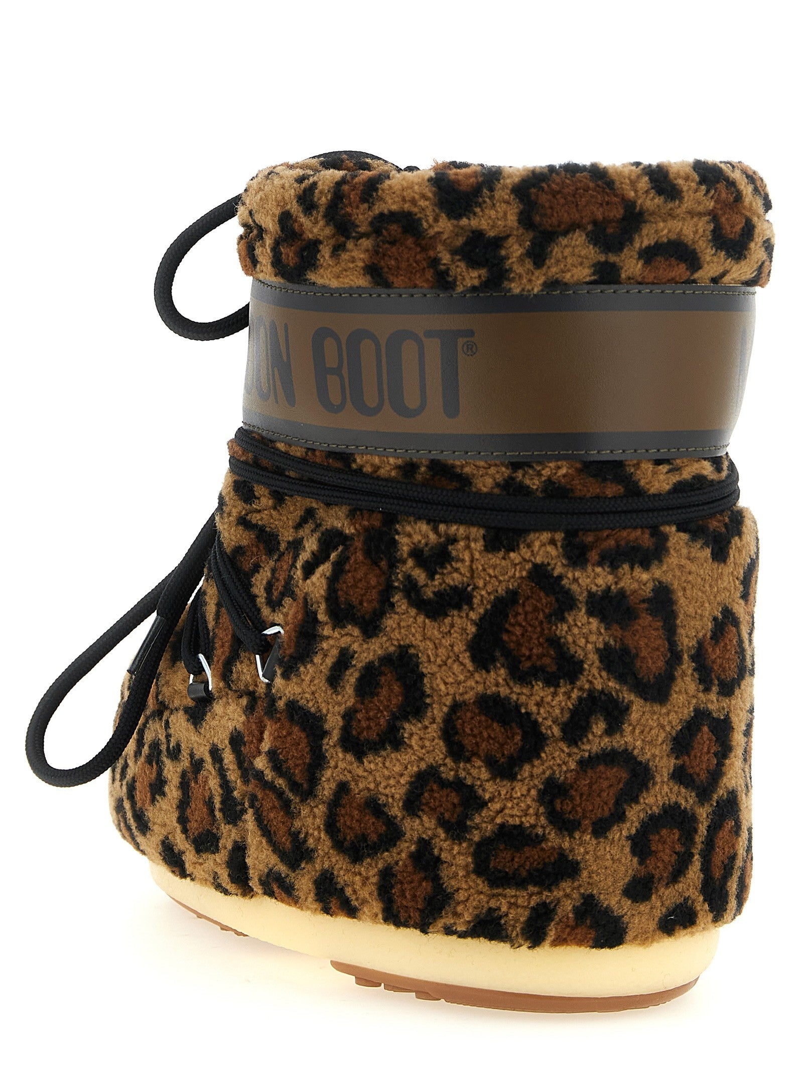 Moon Boot Animalier Icon Low Ankle Boots Brown