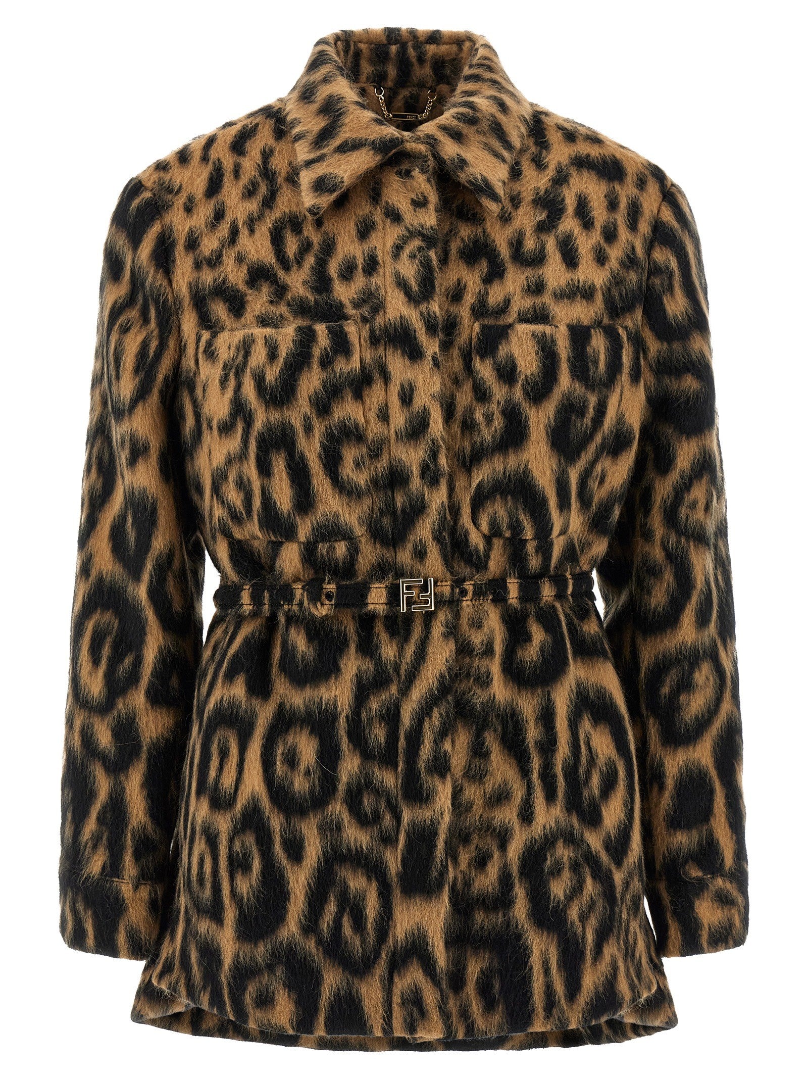 Fendi Animalier Jacket Beige