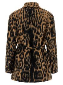 Fendi Animalier Jacket Beige