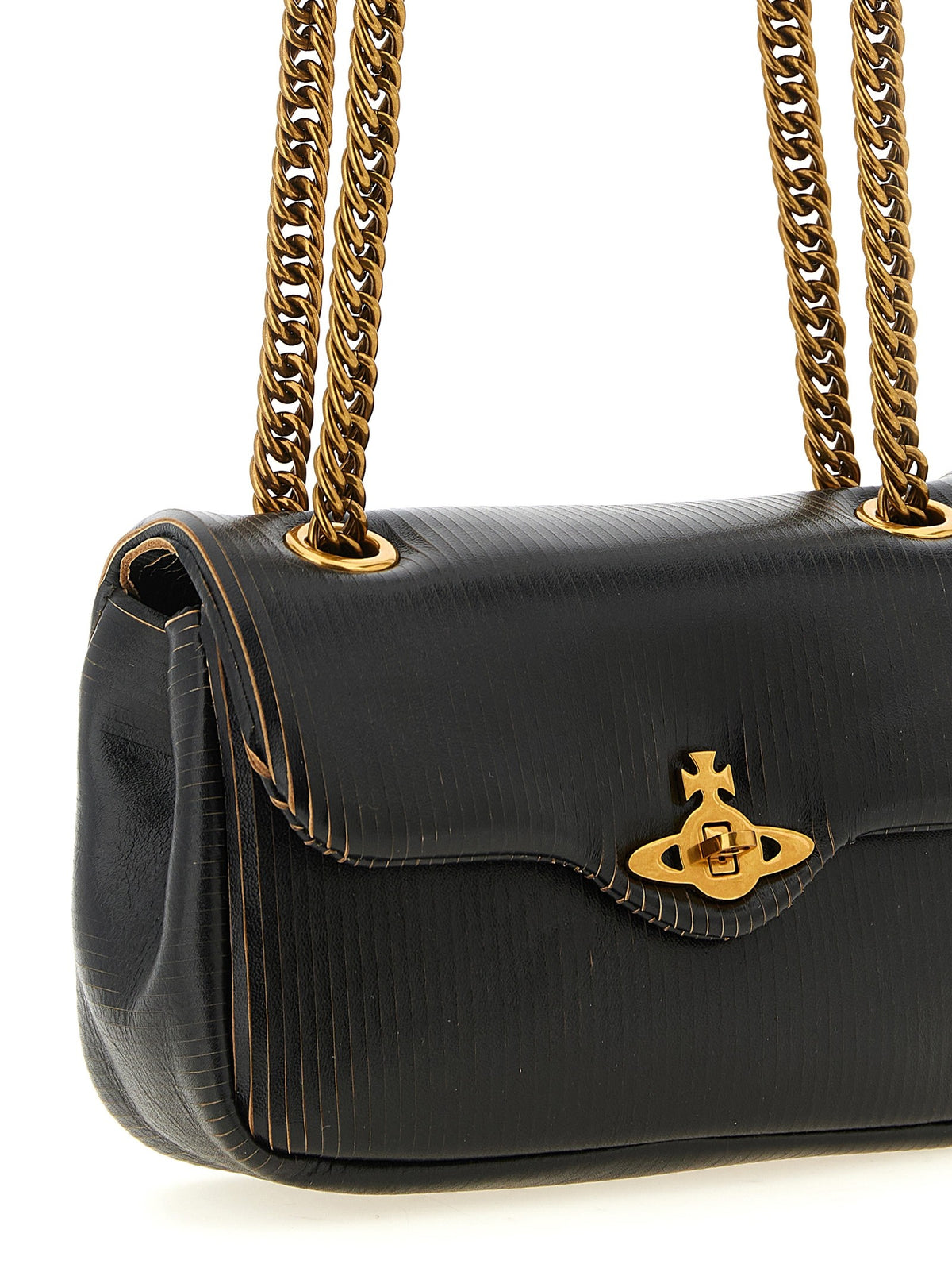 Vivienne Westwood Anita Small Shoulder Bag Black, view 3
