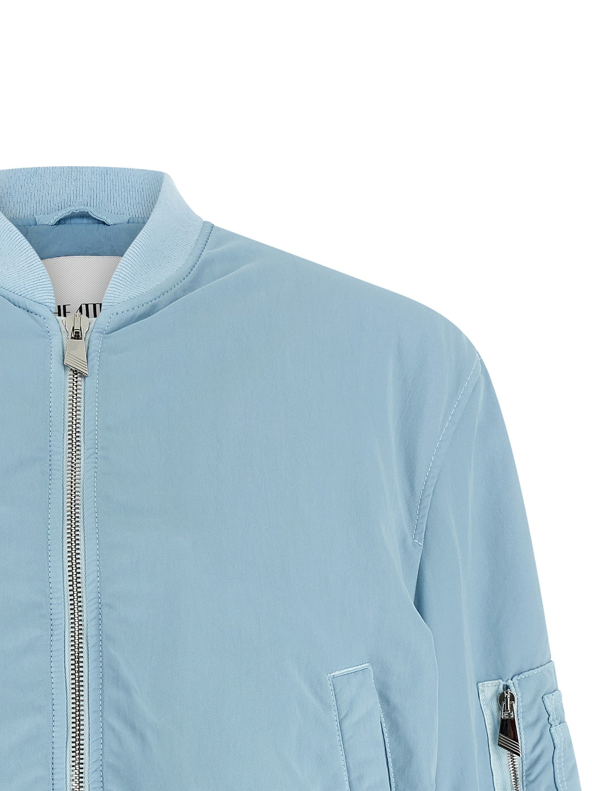The Attico Anja Bomber Jacket Blue