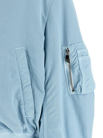 The Attico Anja Bomber Jacket Blue